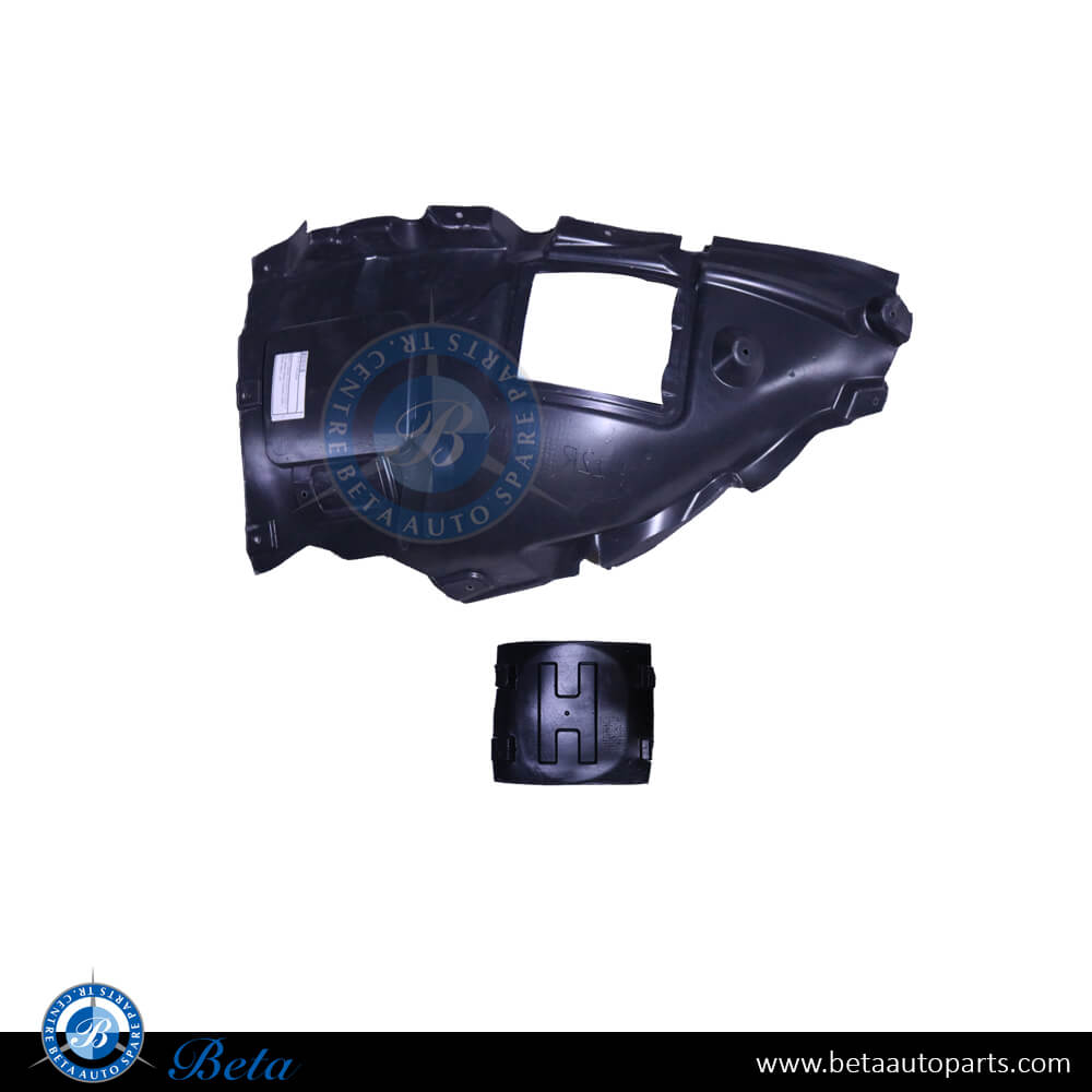 Right Side Front Wheel Fender Liner - Front Half (Right) for BMW 2 Series 2011-2019 models, Part Number 51717312838 Right Side Front Wheel Fender Liner - Front Half (Right) for BMW 2 Series 2011-2019 models, Part Number 51717312838